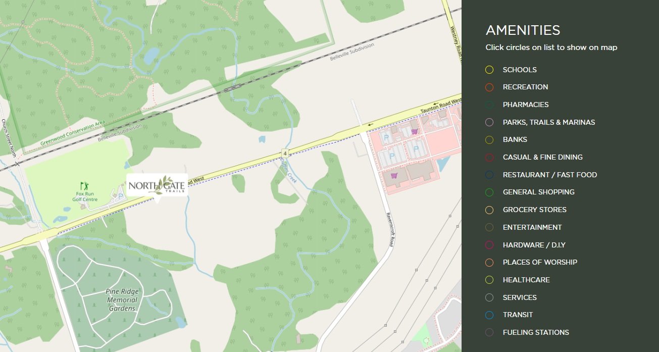 Amenities of Northgate Trails